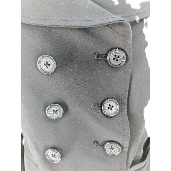 Elizabeth and James Women's Double Breast Buttons Pleated Sleeves Blouse Size 6 - Picture 5 of 14